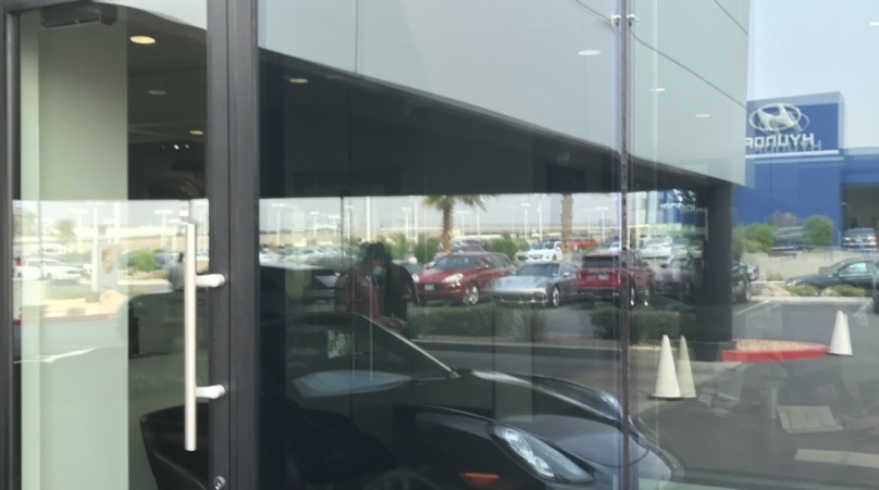 Gaudin Porsche Curtain Wall Las Vegas